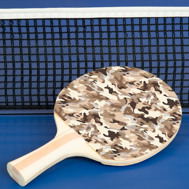Ping Pong Paddle Militär Camouflage Print Tischtennis Schläger (InSitu)