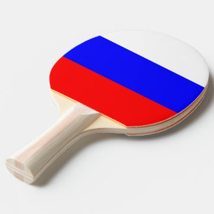 Ping Pong Paddle mit der Flagge Russlands Tischtennis Schläger