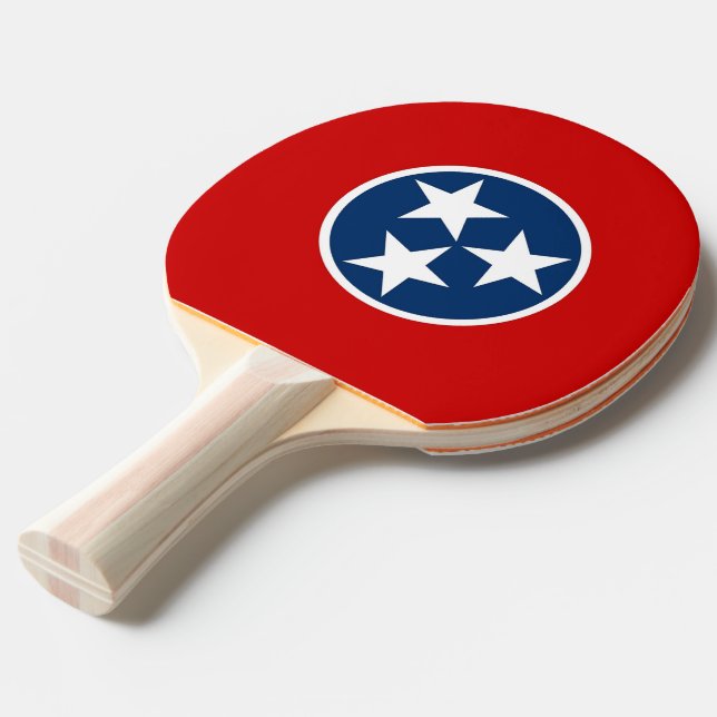 Ping Pong Paddle mit Flag Tennessee, USA Tischtennis Schläger (Vorderseite)