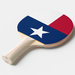 Ping Pong Paddle mit Flag Texas, USA Tischtennis Schläger