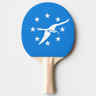 Ping Pong Paddle mit Flag von Corpus Christi Tischtennis Schläger