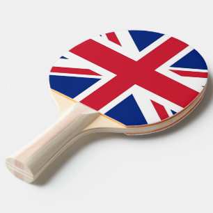 Ping Pong Paddle mit Flagge des Vereinigten Königr Tischtennis Schläger