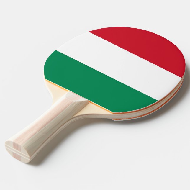 Ping Pong Paddle mit Flagge Ungarns Tischtennis Schläger (Vorderseite)