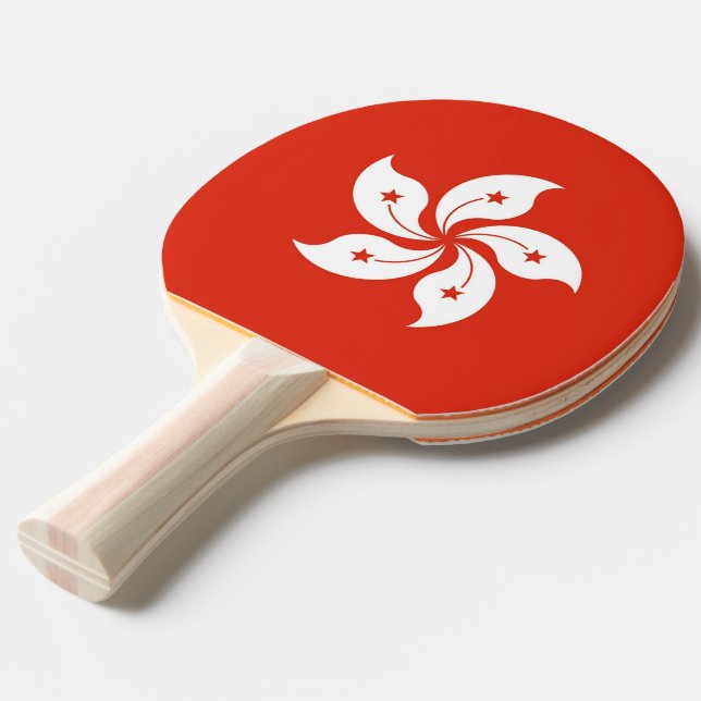 Ping Pong Paddle mit Flagge von Hong Kong Tischtennis Schläger (Vorderseite)