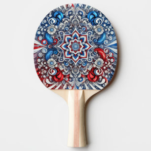 Ping Pong Paddle mit France Colors Tischtennis Schläger