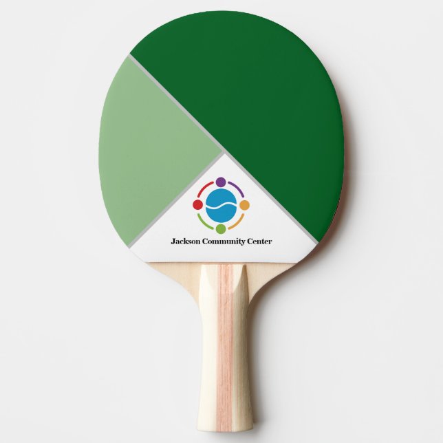 Ping Pong Paddle mit Ihrem Logo Tischtennis Schläger (Vorderseite)