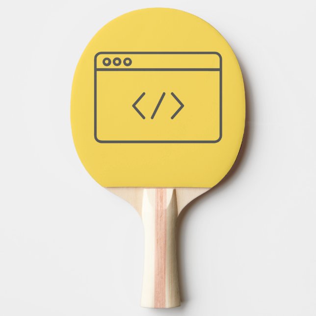 Ping Pong Paddle mit Kodierung Tischtennis Schläger (Vorderseite)