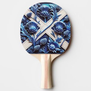 Ping Pong Paddle mit schottischen Thistles Tischtennis Schläger