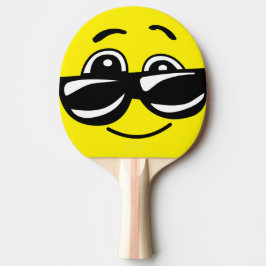 Ping-Pong Paddle mit Smile Face - HAMbWG Tischtennis Schläger