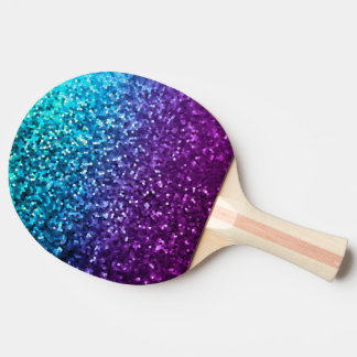 Ping Pong Paddle Mosaik Sparkley Textur Tischtennis Schläger
