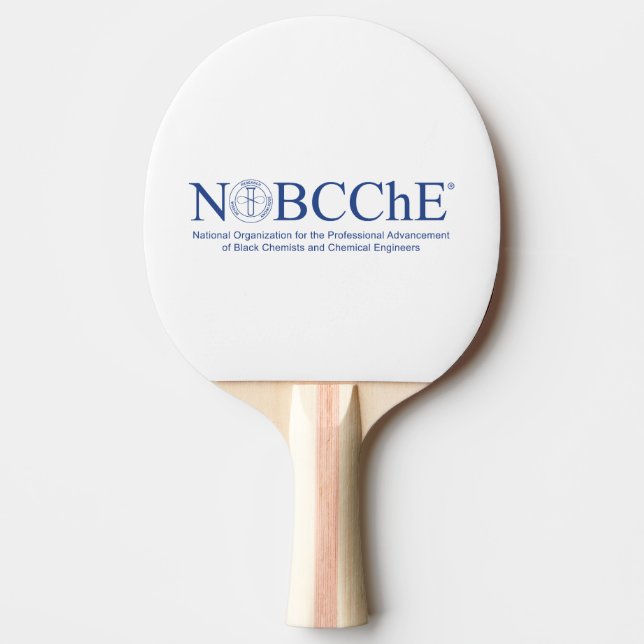 Ping Pong Paddle - NOBCChE-Logo Tischtennis Schläger (Vorderseite)