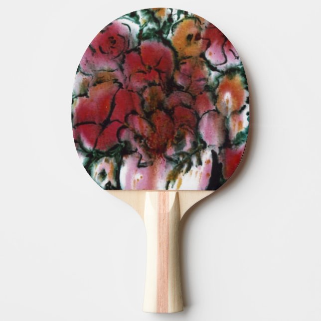 Ping Pong Paddle "Pink Vase" Tischtennis Schläger (Vorderseite)