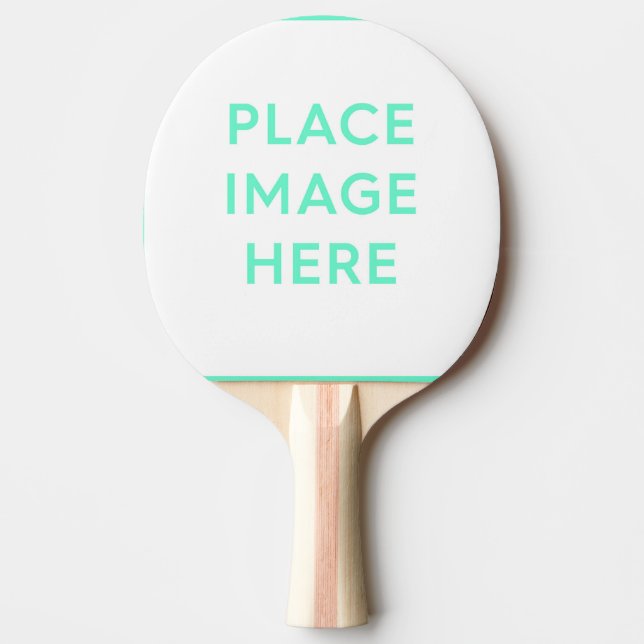 Ping Pong Paddle, Red Rubber Back Tischtennis Schläger (Vorderseite)