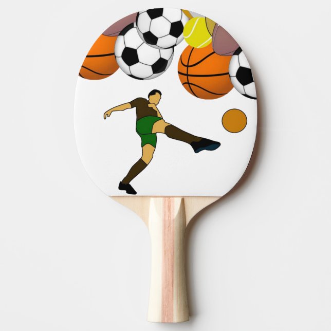Ping Pong Paddle Sports Soccer Tischtennis Schläger (Vorderseite)