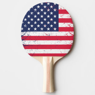 Ping Pong Paddle-USA Flag Ping Pong Paddle Tischtennis Schläger