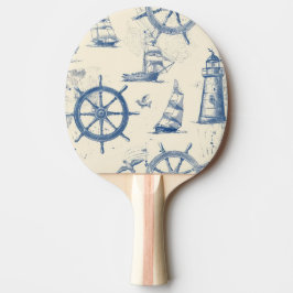 Ping Pong Paddles mit Meereselementen Tischtennis Schläger