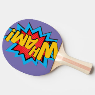 Ping Pong Paddles - Wham und Ka Pow Tischtennis Schläger