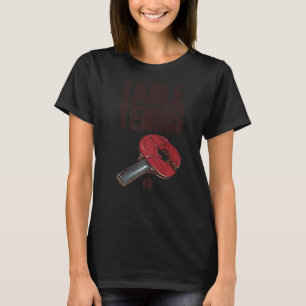 Ping Pong Power Burst Tischtennis Bat T-Shirt