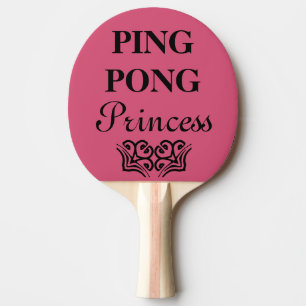 Ping Pong Princess Funny Text Spaß Tischtennis Schläger