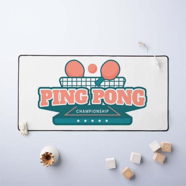 Ping Pong Schreibtischunterlage (Kindertisch)
