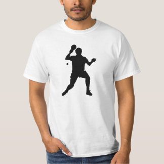 Ping Pong Spieler-Silhouette T-Shirt