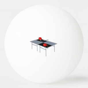 Ping Pong Table with Paddles, Tischtennisball