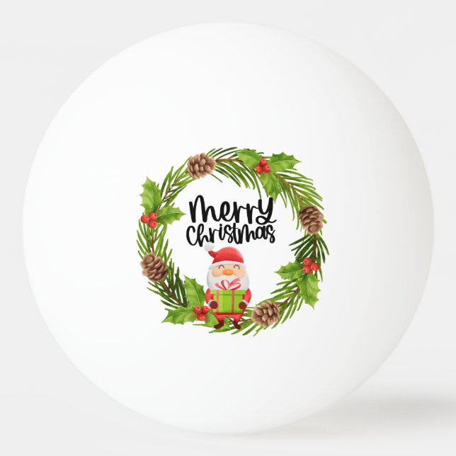 Ping Pong Tischtennis für Weihnachten Party Tischtennisball (Vorderseite)