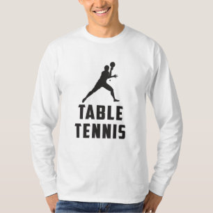 Ping Pong Tischtennis Paddle Spieler Geschenk Idee T-Shirt