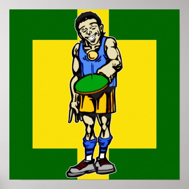 Ping Pong Tischtennis Poster (Vorne)