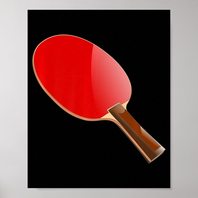 Ping Pong Tischtennis Poster (Vorne)