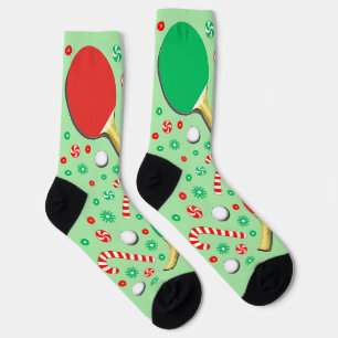 Ping-Pong-Tischtennis-Weihnachts-Socken Socken