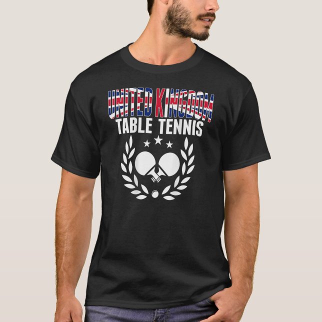 Ping Pong UK Table Tennis Suppo T-Shirt (Vorderseite)