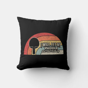 Ping Pong Vintag Retro Fun Tischtennis Kissen