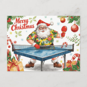 Ping Pong Weihnachten Santa Claus hawaiianisches H