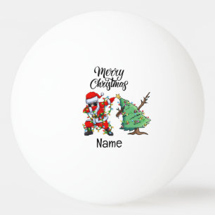 Ping Pong Weihnachts Dabbing Weihnachtsmann Tischtennisball
