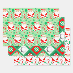 Ping Pong Weihnachtsfeiertage Geschenkpapier Set