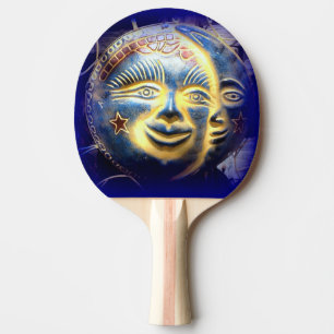 Pingpaddel mit Sonnenwand/Mondfläche Tischtennis Schläger