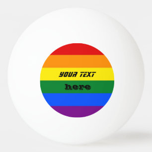 Pingpong-Ball IN RAINBOW, UM PERSÖNLICH ODER ZU KO Tischtennisball