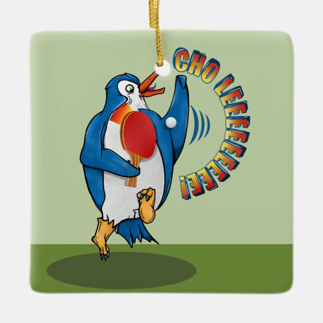 Pingpong Keramikornament (Vorderseite)