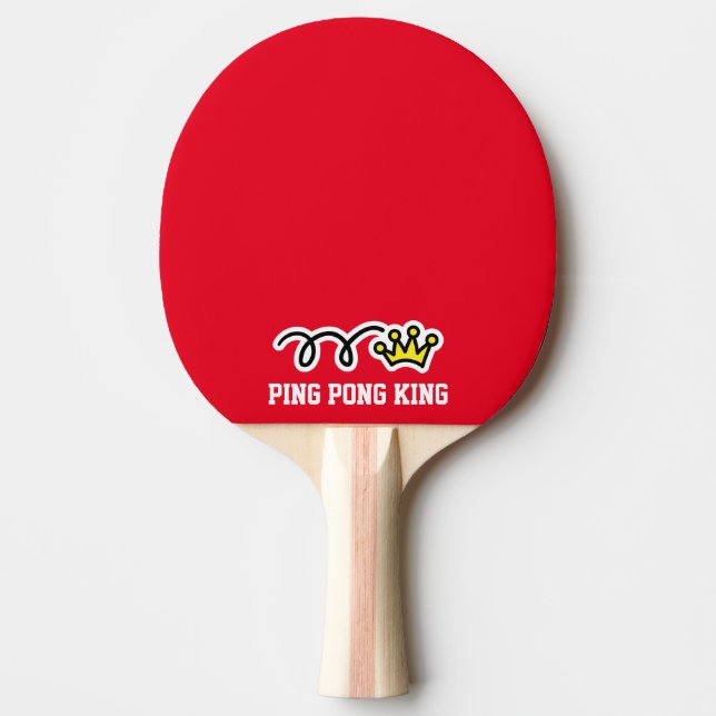 Pingpong-Kronenpaddel für Tischtennis Schläger (Vorderseite)