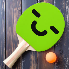Pingpong Paddel Paddelpaddel zum Smiley Tischtennis Schläger