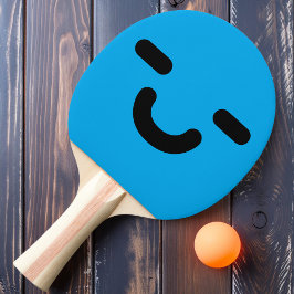 Pingpong Paddle Paddel Smiley Pleep Tischtennis Schläger