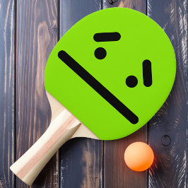 Pingpong Paddle Paddle Paddle Paddel mit schwarzem Tischtennis Schläger