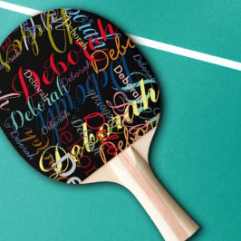 Pingpong Paddles mit Namen Tischtennis Schläger