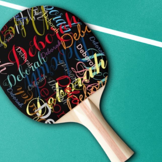 Pingpong Paddles mit Namen Tischtennis Schläger (Von Creator hochgeladen)