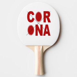 Pingpong-Schläger Corona X Kautschuk Tischtennis Schläger