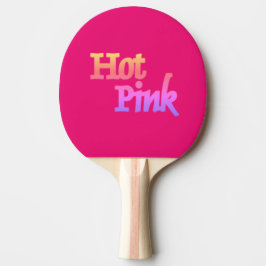 Pingpongpaddel (Hot Pink) Tischtennis Schläger