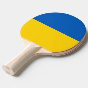 Pingpongpaddel mit Flagge der Ukraine Tischtennis Schläger