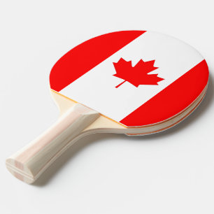 Pingpongpaddel mit Flagge Kanadas Tischtennis Schläger