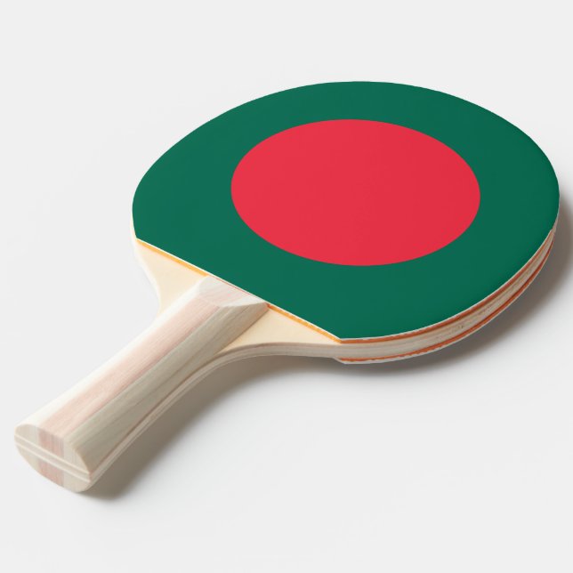 Pingpongpaddel mit Flagge von Bangladesch Tischtennis Schläger (Vorderseite)